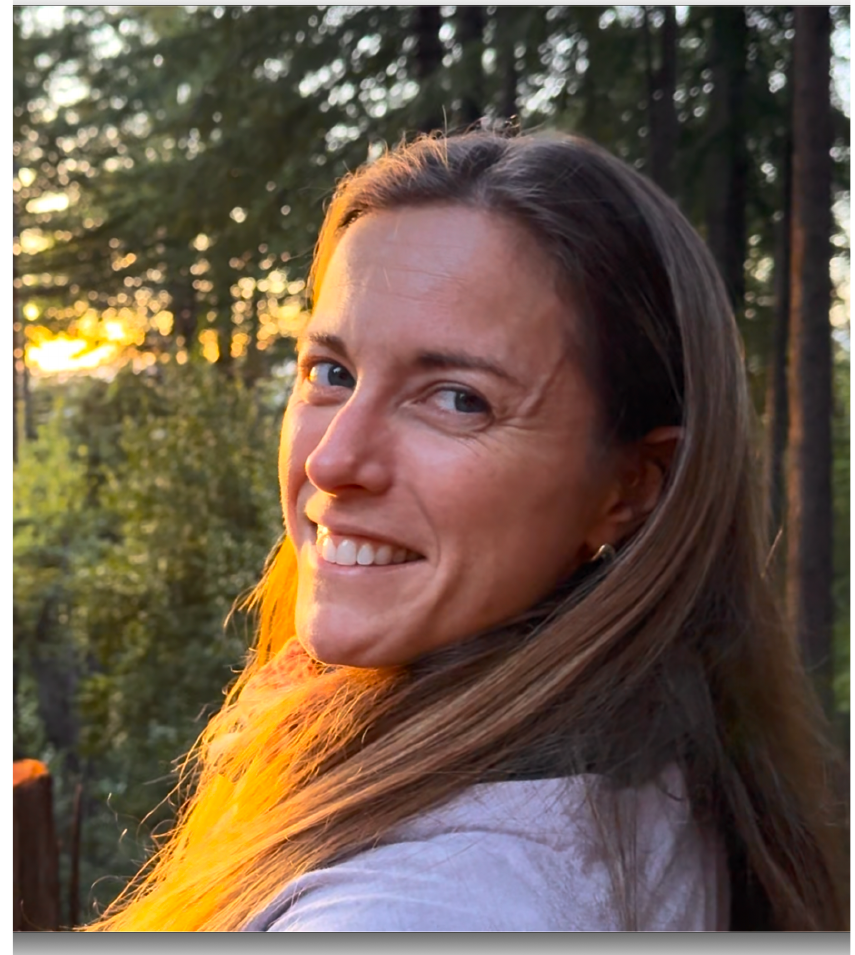 Chelsie Farthing smiling in warm evening light